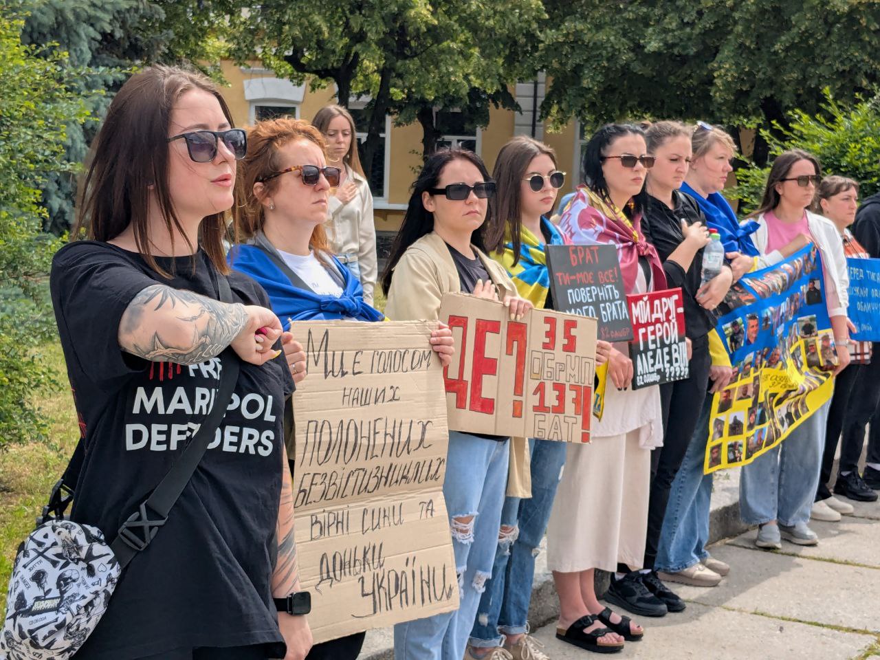 У Житомирі відбулася акція на підтримку полонених і зниклих безвісти військовослужбовців